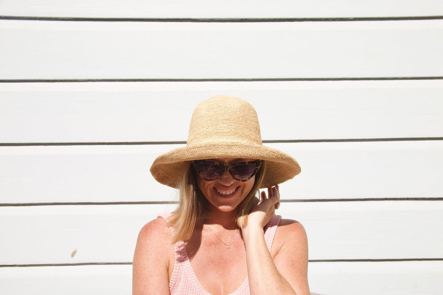 Sun People Co. Woven Raffia Sun Hat - Crushable