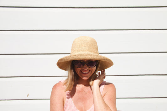 Sun People Co. Woven Raffia Sun Hat - Crushable