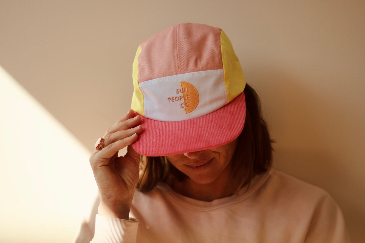 Sun People Co. Cotton 5 Panel Hat