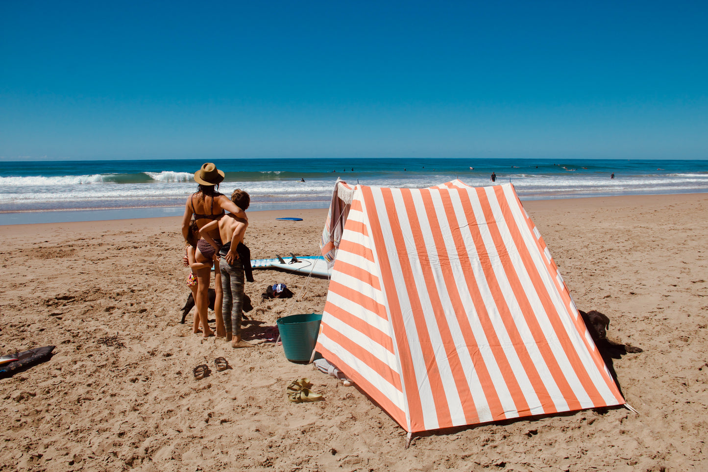L'Ombra Sun Tent- Vermilion Orange