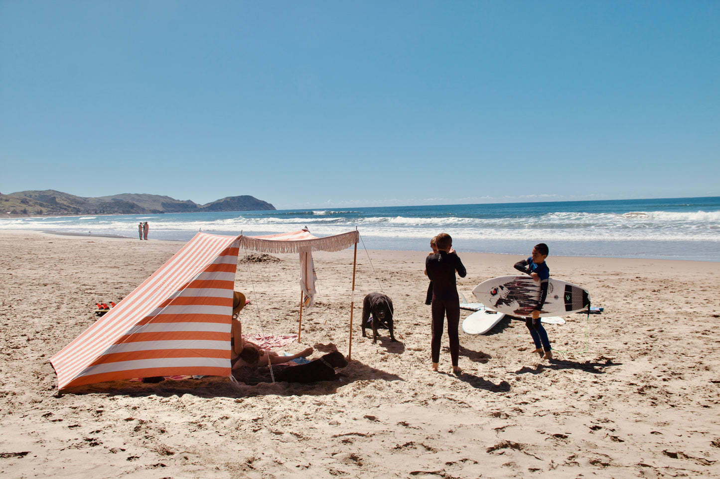 L'Ombra Sun Tent- Vermilion Orange